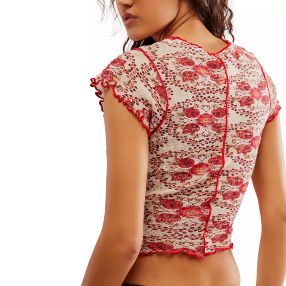 Free People Oh My Baby Tee - Picture 2 of 10
